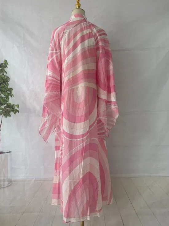 Pucci Abstract pattern cotton kaftan dress - Picture 7 of 11